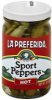 La Preferida sport peppers hot Calories