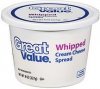 Great Value spread whipped cream cheese Calories