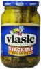 Vlasic stackers bread butter pickles Calories