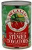 Delallo stewed tomatoes italian style Calories