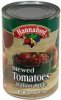 Hannaford stewed tomatoes italian style Calories