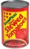 SnowFloss stewed tomatoes, sliced Calories