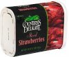 Countrys Delight strawberries sliced Calories