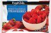 Food Club strawberries whole unsweetened Calories