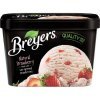 Breyers strawberry ice cream all natural Calories