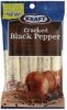 Kraft string cheese cracked black pepper Calories