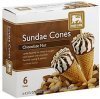 Food Lion sundae cones chocolate nut Calories