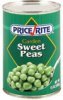 PriceRite sweet peas garden Calories