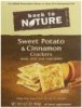Back To Nature sweet potato and cinnamon crackers Calories