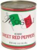 Roseli sweet red peppers, fire roasted Calories