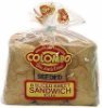 Colombo sweet sandwich rolls sliced, seeded Calories
