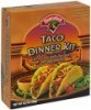 Hannaford taco dinner kit Calories
