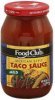 Food Club taco sauce mild Calories