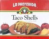 La Preferida taco shells corn Calories