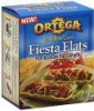 Ortega taco shells flat bottom, yellow corn, fiesta flats Calories