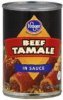 Kroger tamale beef Calories