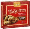 Nates taquitos chicken style Calories