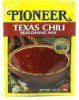 Pioneer texas chili seasoning mix Calories