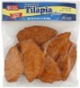 Clear Value tilapia fillets breaded, value pack Calories