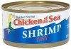 Chicken Of The Sea tiny shrimp Calories
