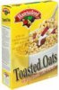 Hannaford toasted oats whole grain oat cereal Calories
