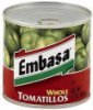 Embasa tomatillos whole Calories