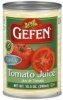 Gefen tomato juice fancy Calories