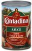 Contadina tomato sauce extra thick & zesty Calories