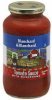 Blanchard & Blanchard tomato sauce with mushrooms Calories