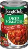 Food Club tomatoes diced mexican style Calories