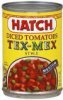 Hatch tomatoes diced, tex-mex style, medium Calories