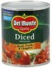 Del Monte tomatoes diced, with basil, garlic & oregano Calories