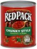 Red Pack tomatoes in puree chunky style Calories