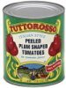 Tuttorosso tomatoes peeled plum shaped, in tomato juice, italian style Calories