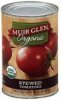 Muir Glen tomatoes stewed Calories