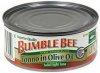 Bumble Bee tonno in olive oil light Calories