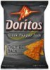 Doritos tortilla chips black pepper jack flavored Calories