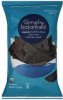 Simply Balanced tortilla chips organic, blue corn with flax seed Calories