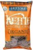 Kettle tortilla chips organic, sesame blue moons Calories