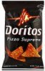 Doritos tortilla chips pizza supreme flavored Calories