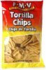 F.M.V. tortilla chips Calories