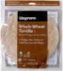 Wegmans tortilla whole wheat, 10 inch Calories