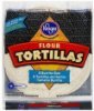 Kroger tortillas burrito size, flour Calories