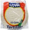 Goya tortillas corn Calories