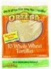 Ortega tortillas whole wheat Calories