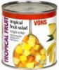 Vons tropical fruit salad in light syrup Calories
