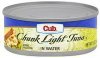 Cub tuna chunk light, in water Calories