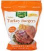Jennie-O Turkey Store turkey burgers lean, savory seasoned Calories