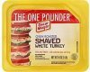 Oscar Mayer turkey white, shaved, oven roasted Calories