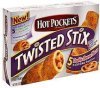 Hot Pockets twisted stix double cheese pizza Calories